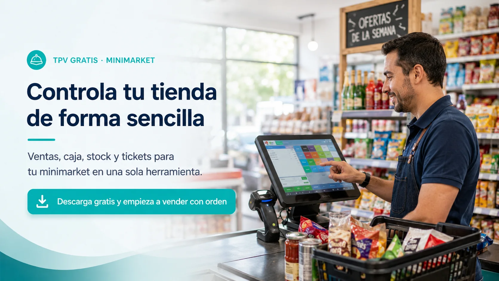 TPV Gratis para Minimarket y Minisúper en un entorno profesional