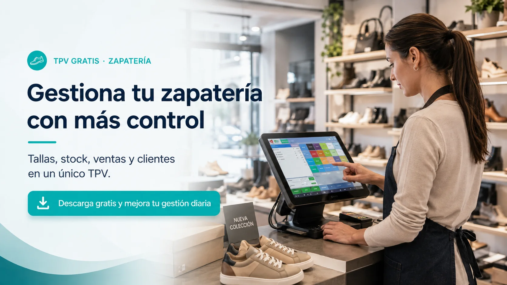 TPV Gratis para Zapaterías en un entorno profesional